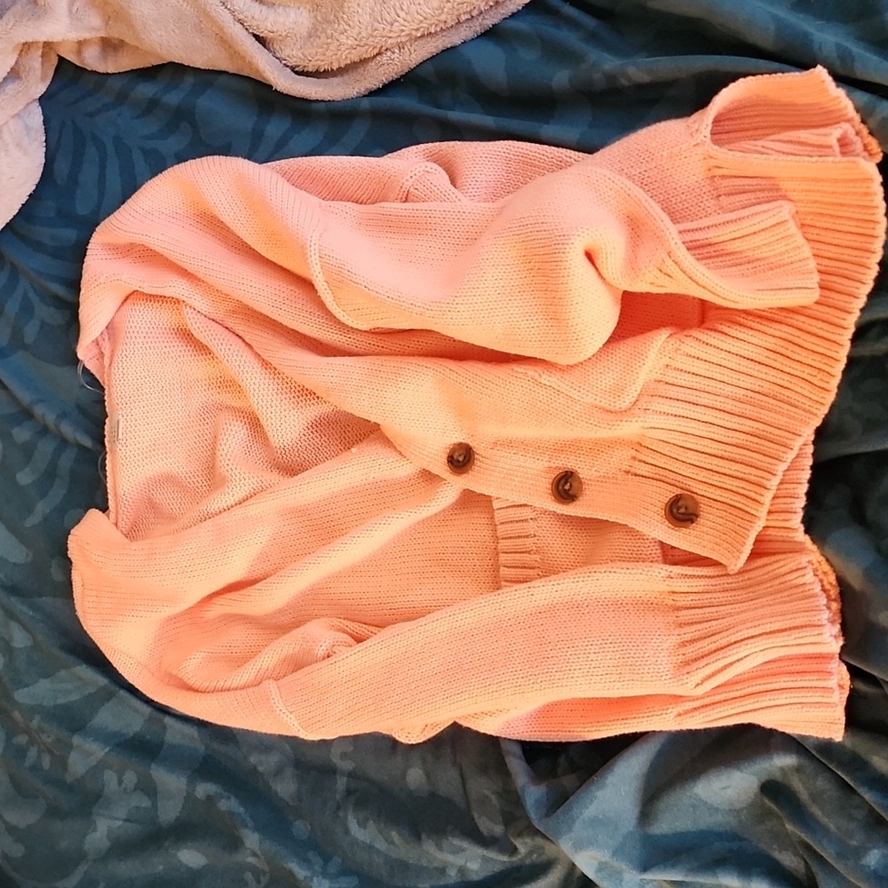A new day pink cardigan sweater
